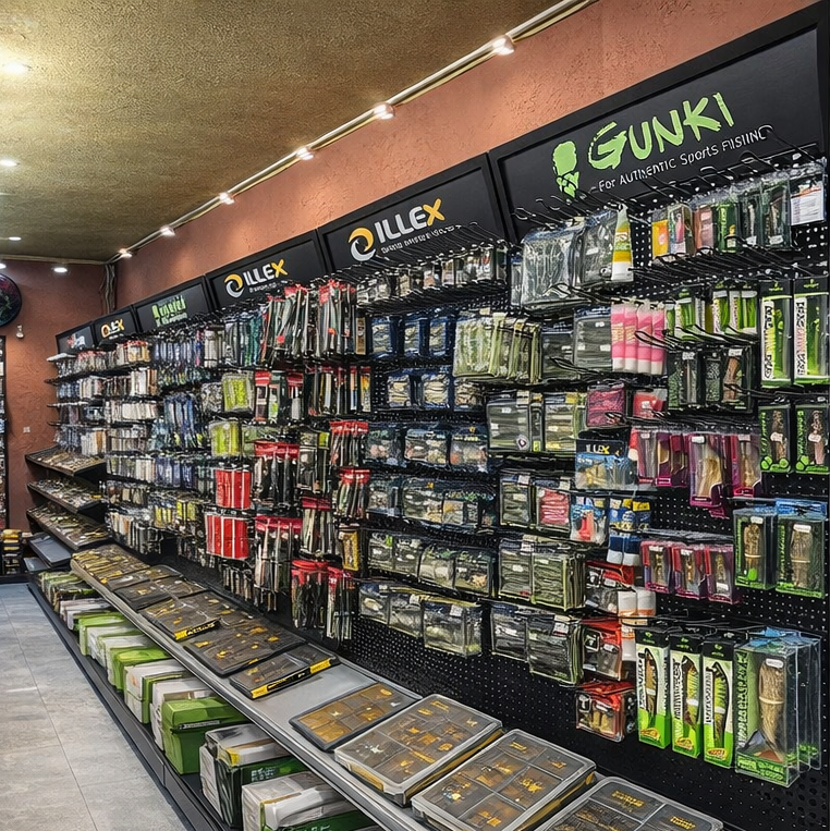 Rayon Illex et Carnassier du magasin fishing world bettembourg